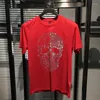 T-shirts pour hommes été dessin animé diamant T-Shirt hommes Europe Station marque mode jeunesse beau mince os pur coton à manches courtes