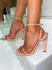 Vintage 2022 Wedding Heels Designer Sandalen vrouwen sexy hakken sandalen y221018