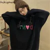 Swery Sweter Streetwear Streetwear Kobiety harajuku duże topy ciągnące ubrania femme dla nastolatków koreańskie przyczynowe dzianiny płaszcz ropa mujer 221018