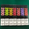 Nouvelles barres de flexion Puff Flex jetable Kits de cigarette de vape E 2% 5% 2800 Puffes 8 ml Préfilé 28Colors vs plus max DHL