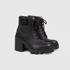 Triple S Women Boots Designer High Obcasy Kidek Realne buty moda zima jesienna kowbojska skórzana pikowana koronkowa kula zimowa gumowa podeszwa