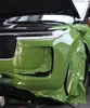 Super Gloss Racing Green Vinyl Wrap Kleja naklejka naklejka zielony błyszczący samochód owijanie folii z bąbelkiem zwolnieniem powietrza