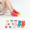 Sokken 5 paar veel schattige babymeisjes herfst regenboogstrepen katoen kinderen sokken baby peuter boy kids calcetines 112y 220905