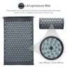 Pillow Acupressure Mat And Set Massager Massage Yoga Relieve Stress Back Body Pain Spike Home Gym