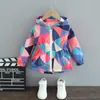 Kinder Mantel Baby Mädchen Herbst Mäntel Langarm Mantel Mädchen Schmetterling Baby Jacke Winter Oberbekleidung Cartoon Mit Kapuze 211023