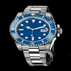 Top AAA Men's Stains Steel Dive Watch 3 PIN التقويم الميكانيكي الآلي 904L ساعة رفاهية على مدار 24 ساعة