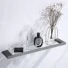 Badaccessoire set Gunmetal Zwart grijze badkamer accessoires handdoek haakrekken papieren hanger toilet geborsteld houder hoek opberg glazen plank