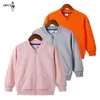 Selling 2-12 Year Old Girls Jacket Spring Children's Solid Cotton Fleece Clothes Boys Coat Outerwear Kids Full Casual Blazer 211023