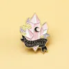 Broche heks maan kristal email pins mannen vrouwen mode sieraden geschenken hoed tas metalen reversbadges 2518 e3