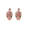 2024 Boucles d'oreilles et goujons Stud 18K Gold Luxury Snake Head Designer Boucles d'oreilles Marque Green Stone Crystal Bling Diamond Shining Ear Rings Boucle d'oreille Eerings Bijoux Cadeau