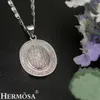 Pendant Necklaces Hermosa 4mm Pendants Oval Shaped Design Necklace For Women Grace Gift Fashion Ladies Jewelry