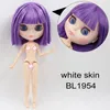 ICY DBS BLYTH DOLL 1/6 BJD CONJUNTO CORPO BRANCO OFERTURO ESPECIAL NA VENDA OLHOS ALEATÓRIOS COLOR 30 CM Toy Girls Gift Anime 220505