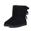 2022 Snow Boots Warm Boot Soft Sheepskin Keep With Card Dustbag Beautiful Gift Hot Sell Winter Aus Half U3280 Two Bow Women
