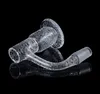 Wholesale Cone Shaped Seamless Banger Hookahs Smoking Accessories Banger Flat Terp Slurper 100% Quartz Full Weld Beveled Edge Bangers FWQB23