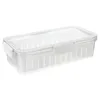 Storage Bottles & Jars 1Pc Practical Fruit Vegetable Washing Drain Boxes Kitchen Preservation Box