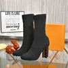 Женские ботинки высокая каблука ботинок Lady Stylist Shoes Martin Boots Loyed Wedge Heels Fashion Original Print