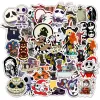 50PCS Halloween Decoration DIY Stickers Pack For Girl Children Boba Bubble Teas Decal Sticker To DIY Stationery Luggage Suitcase Laptop Guitar PC Water Bottles