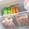 Aufbewahrung Flaschen Transparent Push-Pull K￼hlschrankbeh￤lter Box Automatisch Rolling Obst Gem￼se Eierschublade Organizer
