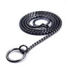 Dog Collars Gold Chain Choke Collar Heavy Duty P Snake Necklace For Small Medium Large Dogs Command Obedience Training Slip