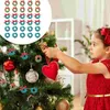 Decorative Flowers Wreath Christmas Mini Wreaths Xmas Miniature Tree Crafts Artificial Smallhanging Garland Rings Ornament Holiday