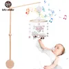 Zróbmy Grzechotki dla dzieci Crib Mobile Toy Bell Bell Musical Box 012 Month Cloud Cotton Carousel dla COTS Projekcja 220531