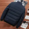 Herrenjacken Pufferjacke Männer Herbst Winter Pelzgefütterte Jacken Männer Modekleidung Stehkragen Warm halten Mäntel Baumwolle gepolsterte Jacke G221013