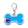 Dog Apparel Personalized Collar No Lost Pet Tags Id Name For Cat Puppy Pendant Keyring Bone Accessories Drop 5E