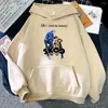 Herrtröjor 2022 Anime Cartoon SK8 The Infinity Sweatshirts Men/Women Printing Pullovers Unisex Streetwear Harajuku Clothing