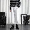 Pantaloni da uomo Pantaloni da uomo neri Moda coreana Baggy Vita alta Abito dritto Primavera Autunno Casual Pantaloni oversize maschili Y2k Vestiti