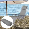 Cuscino reclinabile Poggiatesta Sedie pieghevoli da spiaggia Teslin Pad Giardino Cortile Picnic Sling Lounge Chair Cuscino per la testa regolabile