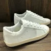 Italia Diseñador de lujo zapatos casuales Lentejuelas clásicas Do-old zapatos sucios Zapatillas Super Star Transpirable Moda al aire libre Zapatos sucios leopardo blanco hombre mujer