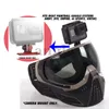 Goggle Camera Mount Metal Aluminium CNC Evs Go Pro Hero 8 Black Red Silver Gold Dye I5 Mask Mask Gi Sportz Mounts Bashball Bracket Adapter