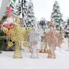 Christmas Decorations Fine Workmanship Attractive Tree Topper Star Lightweight Top Decoration Glittering For Festival