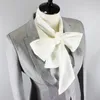 Bow Ties Women Stand Fałszywe kołnierzyki Duże Bowknots Zdejmowane obroże do garnitury Half-Shirt Fałsz Nep Kraagie