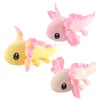 35 cm kawaii axolotl plysch söt tecknad dollkudde leksaker plyschar fabrik grossist