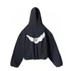 Designer Mens hoodies pullover kanyes sweatshirt long sleeve print  Dove of Peace loose Cpfm crewneck hooded men woman loose