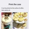 Printers EVEBOT 3d Latte Art Coffee Printer Machine Automatic Beverages Food Selfie With WIFI Connection Printing Edible Ink Cartridges