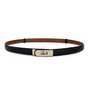 Luxury Brand Women's Thin Waist Belt 1.8cm Wide High-quality h Family Dress Small Suit Necessary for Formal Wear Ie7r