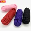 Beauty Items 10M Restraint Rope Slave sexy Toys For Couples Adult Games Bondage Gear BDSM Role-Playing Binding Products Shibari Black