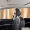 Car Sunshade 4Pcs Curtains Magnetic Installation Car Windshield Sunshade Curtain Side Window Uv Protection Drop Delivery 2022 Mobiles Dhpme