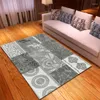 카펫 북유럽 녹색 목회 스타일 3D 거실 침실 지역 양탄자 매트 소파 커피 테이블 쿠션 발코니 침대 옆 담요