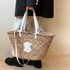 Designer Bag Ny Lafite Straw Women's Triumphal Arch Woven Pink Holiday Beach One Shoulder Messenger Basket Factory Direct Sale Purses Ladies Handbags