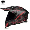 Fietsen helmen lvs man dames winter casco capacete motorcyc race helm motorcross off road helm dot goedgekeurde helmen met vizier dot l221014