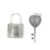 Natuurlijke edelsteen Key Lovers Lock ketting Hangers Sieraden Kraag Set Fashion Accessoires Groothandel BH016