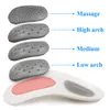 1 Pair practical durable flat feet knock knees plantar orthotics inserts breathable arch support insoles with 8 correction pads