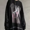 Kvinnors t-skjortor ulzzang skjorta kvinnor män roliga lapptäcke streetwear manliga par kvinnliga high street harajuku gothic t-shirts toppar tee 2022