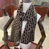Men Designer Wool Scarf Luxury Scarfs Brand Classic Full Letters Scarves Women Mens Winter Soft Shawl Warm Pashmina Fashion Knitted Scarf