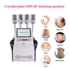 3 in 1 cryoskin Slimming Machine Cryo Pad Fat Freezing Plate EMS Body Contouring RF Fat Burner machine