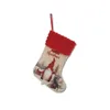 Nuove calze di Natale bambola nana senza volto decorazioni per l'albero di Natale borsa regalo di Natale