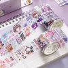 Geschenkpapier 3 Teile/Beutel Schönes Mädchen SHANSHNA PET Washi Tapes Schulbedarf Masking Tape Kleber DIY Scrapbooking Dekor Aufkleber